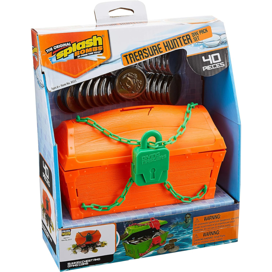 Treasure Hunter 40 Piece Dive Toy Set | Club Piscine Super Fitness