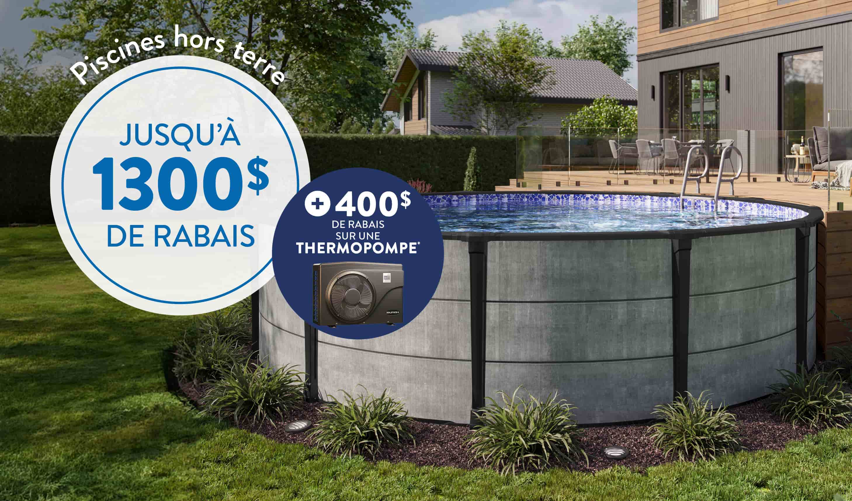 Up to $1,300 off above ground pool