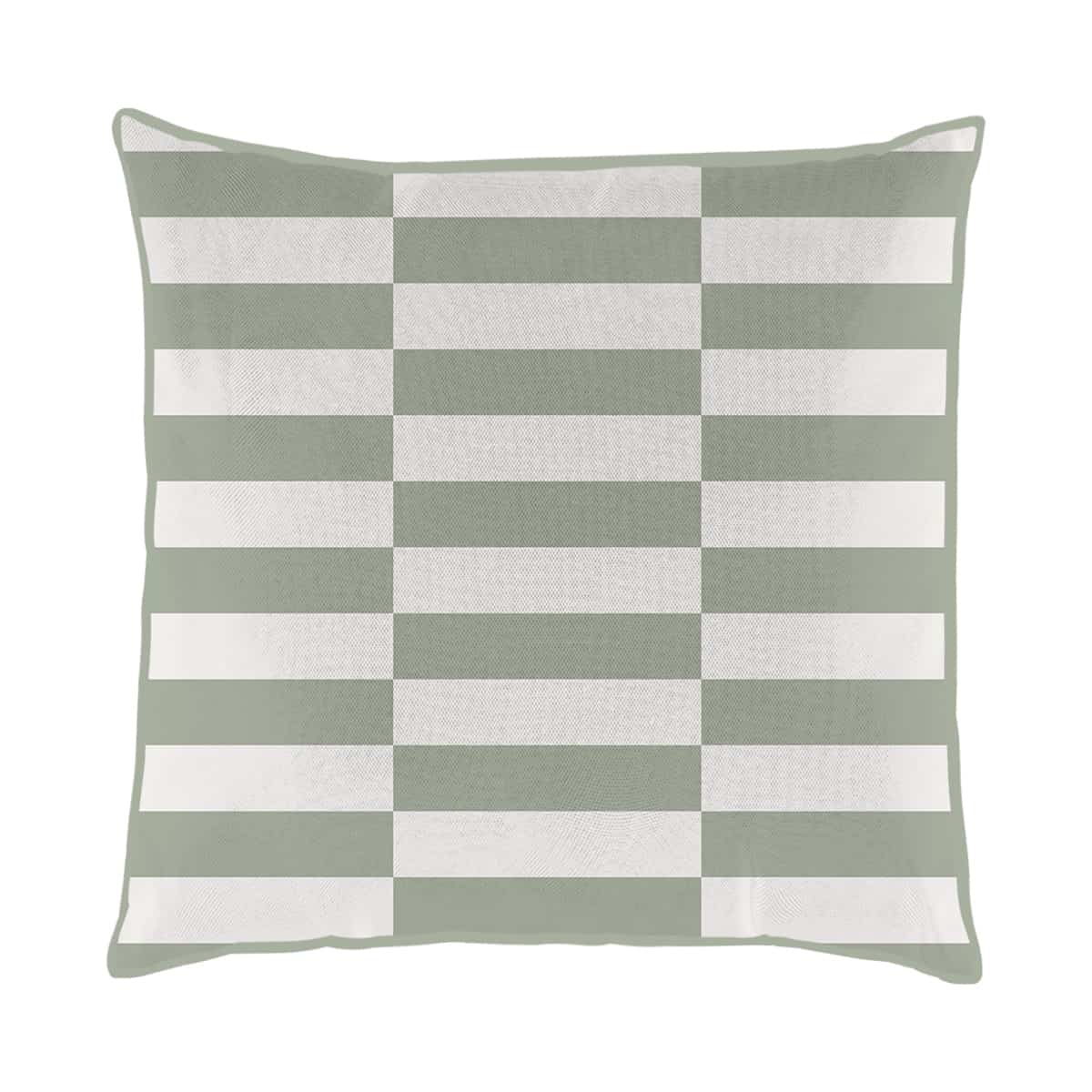 Square cushion 18“ x 18” - Illusion sage