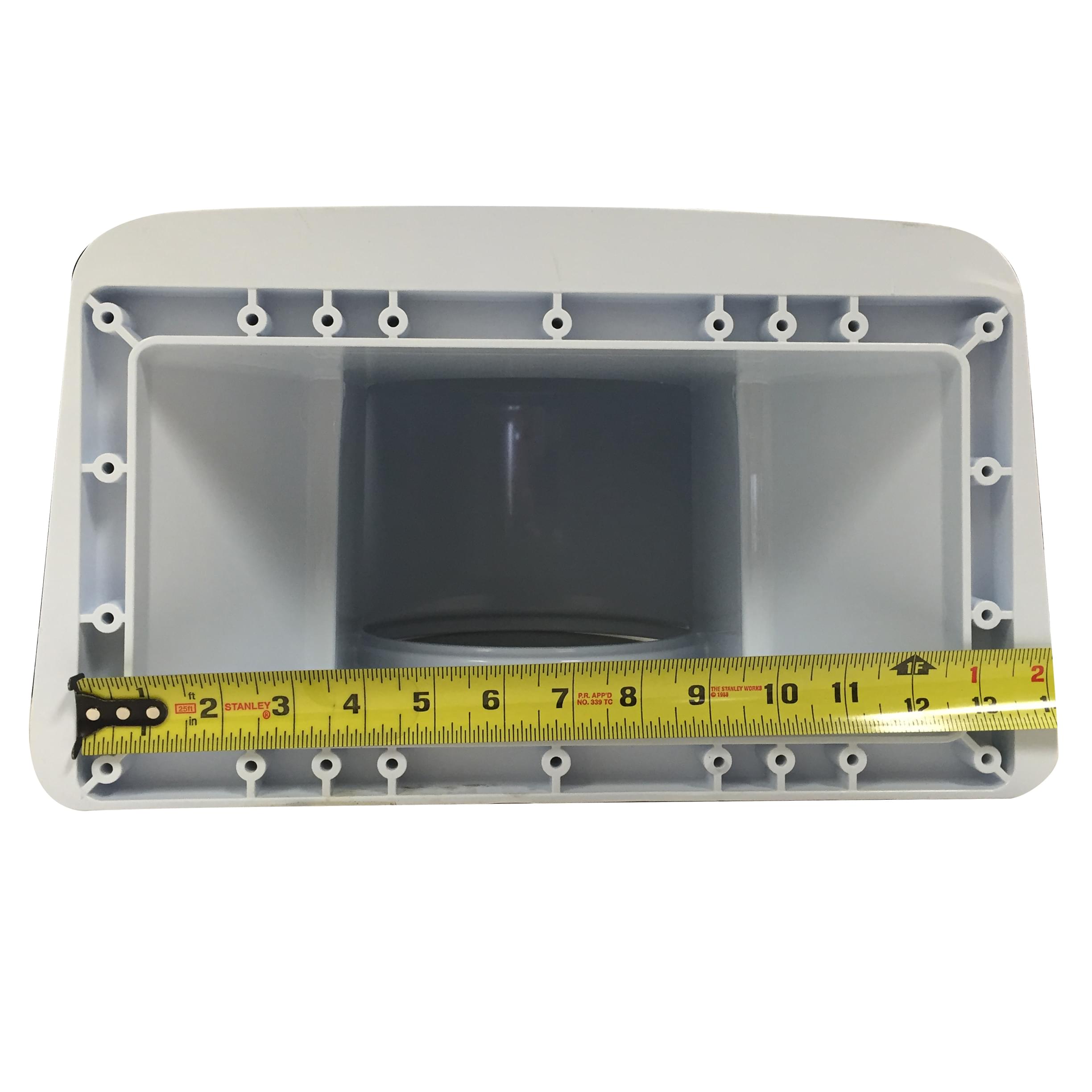 Trousse de jet de retour et d'écumoire pour piscine hors terre à large ouverture de 12 pouces (blanc)