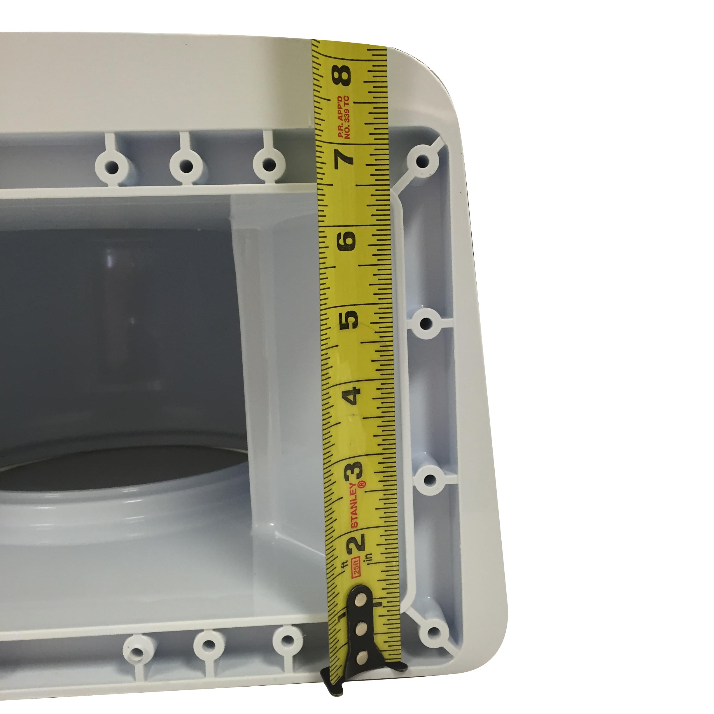 Trousse de jet de retour et d'écumoire pour piscine hors terre à large ouverture de 12 pouces (blanc)