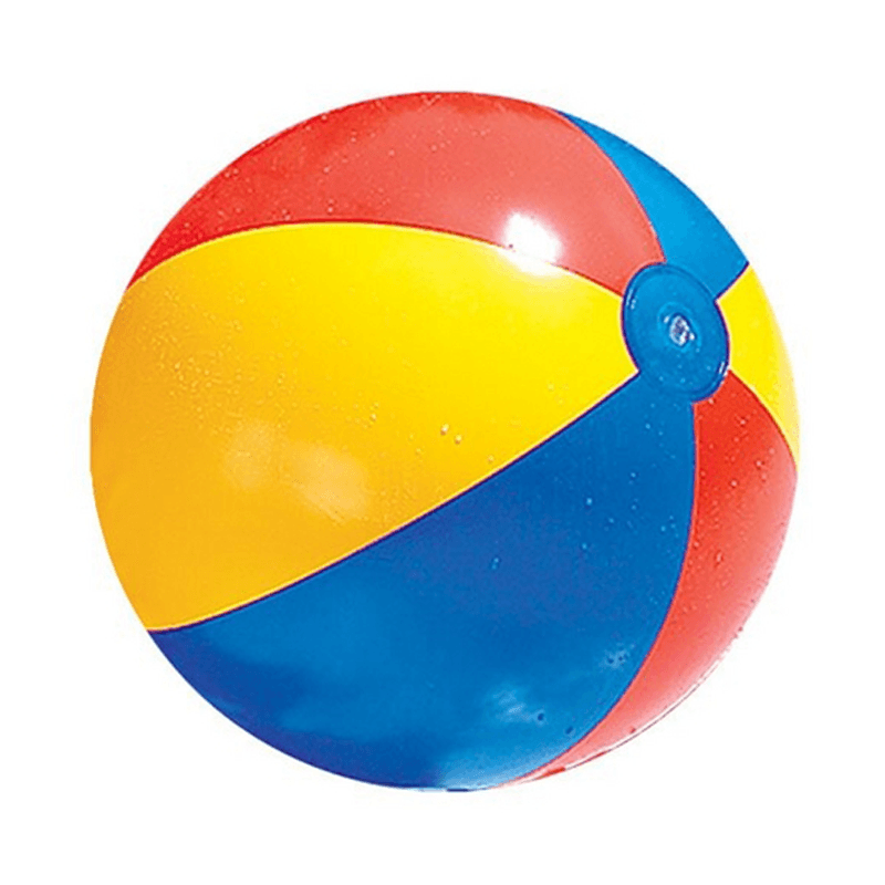 Boule de plage géante Grand ballon de plage, énorme ballon de balle de  couleur arc-en-ciel pour les enfants, ballons gonflables en plastique  surdimensionnés pour la piscine, grande fête d'été f