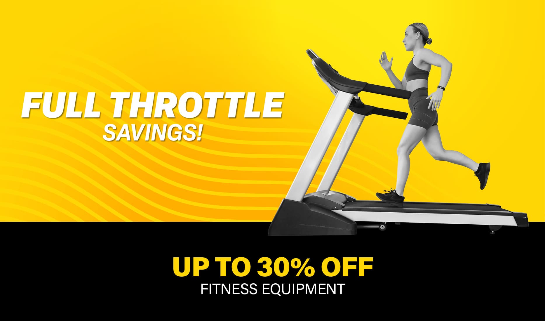 Up to 30% off on fitness equipment