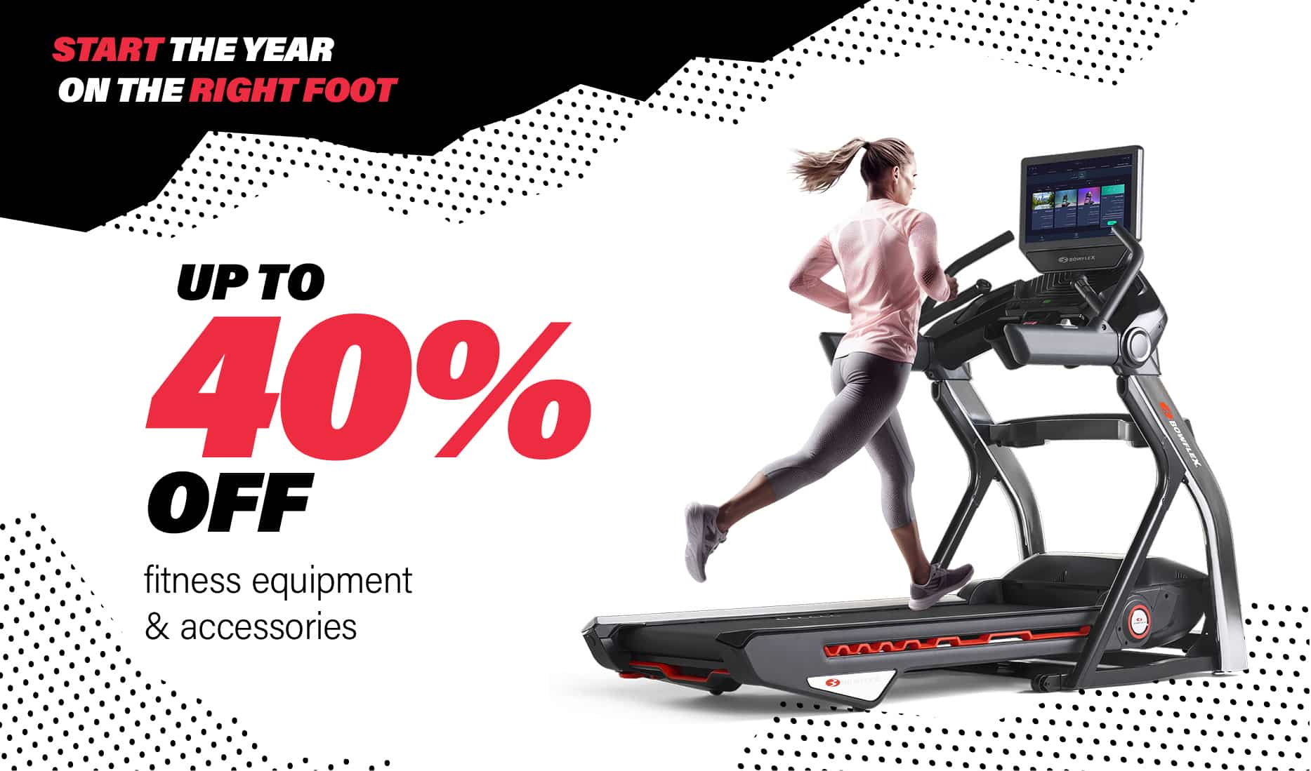 Up to 40% off fitness equipment