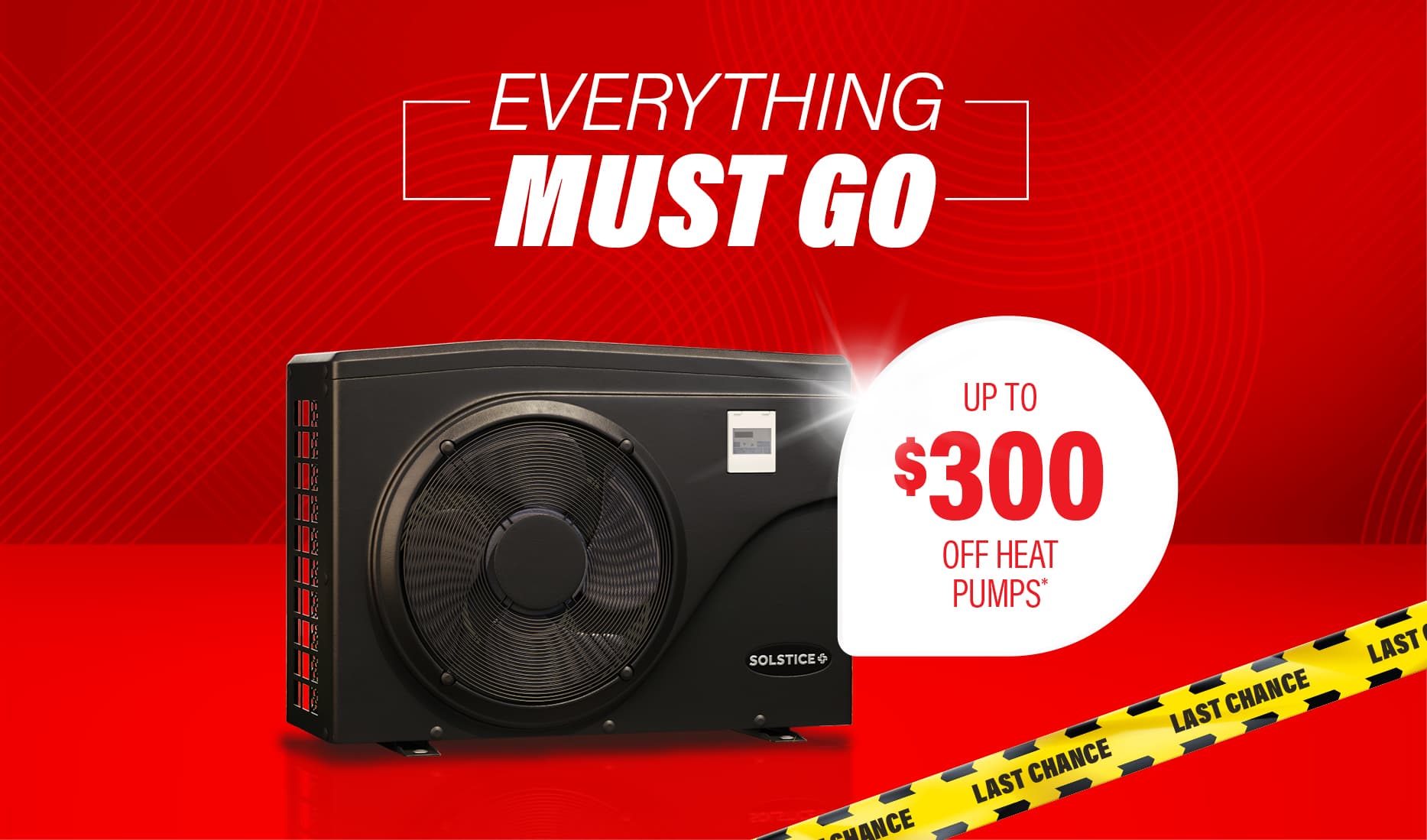 Up to $300 off heat pumps