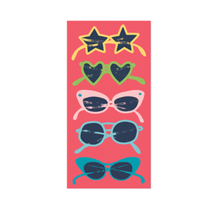 Serviette de piscine et de plage lunettes de soleil (30 x 60 pouces)